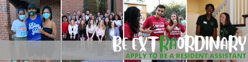 Be Extraordinary! Apply to Be a Resident Assistant, Recruitment Banner